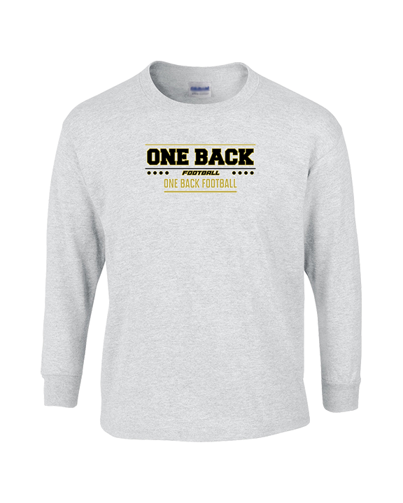 One Back Football Border - Cotton Longsleeve