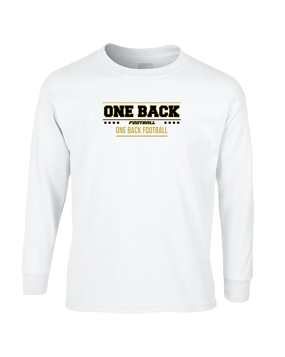 One Back Football Border - Cotton Longsleeve
