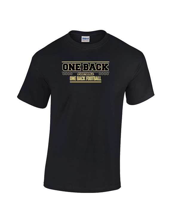 One Back Football Border - Cotton T-Shirt