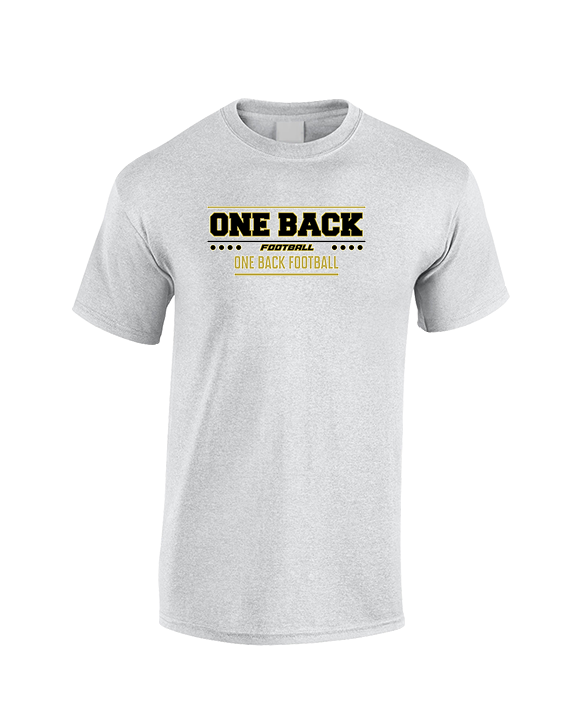 One Back Football Border - Cotton T-Shirt