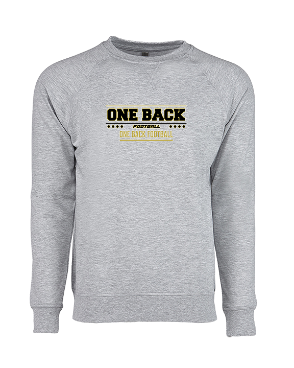 One Back Football Border - Crewneck Sweatshirt