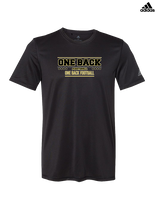 One Back Football Border - Mens Adidas Performance Shirt