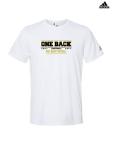 One Back Football Border - Mens Adidas Performance Shirt
