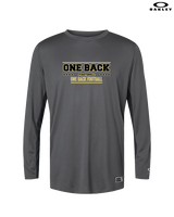 One Back Football Border - Mens Oakley Longsleeve
