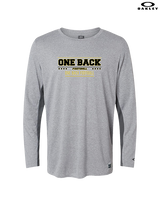 One Back Football Border - Mens Oakley Longsleeve