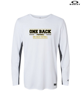 One Back Football Border - Mens Oakley Longsleeve