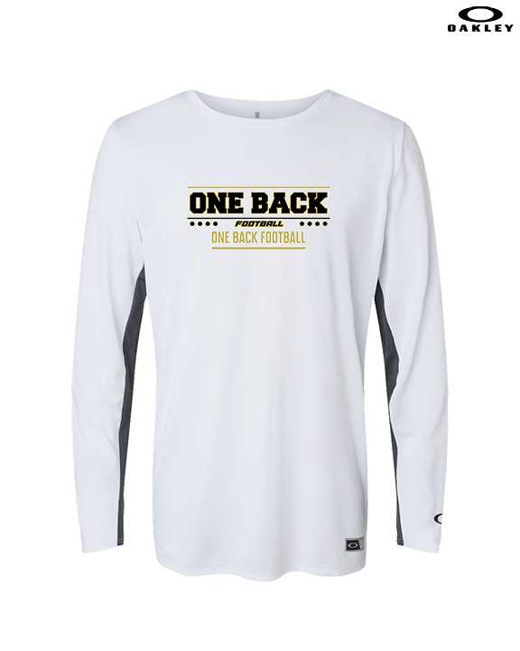 One Back Football Border - Mens Oakley Longsleeve