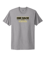 One Back Football Border - Mens Select Cotton T-Shirt