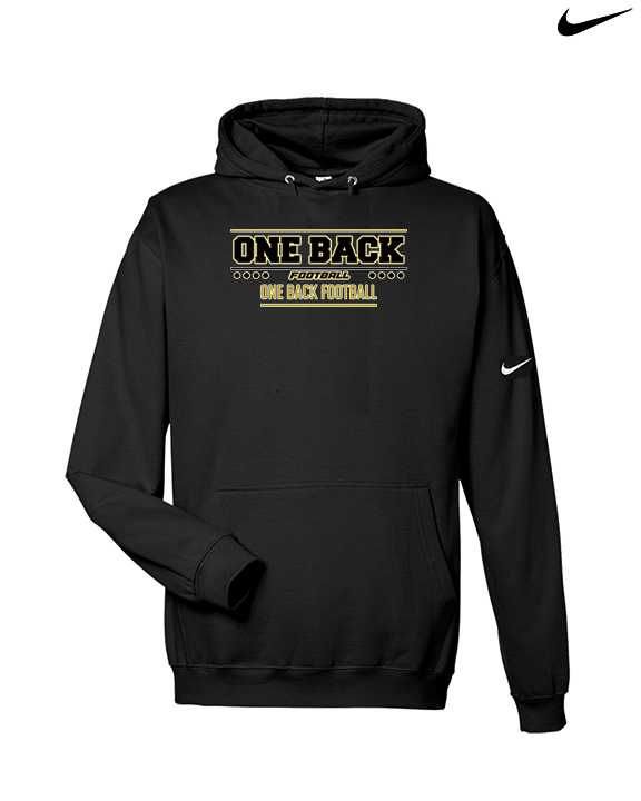 One Back Football Border - Nike Club Fleece Hoodie