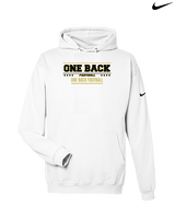 One Back Football Border - Nike Club Fleece Hoodie