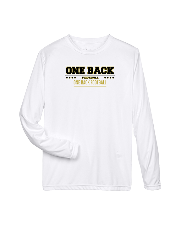 One Back Football Border - Performance Longsleeve