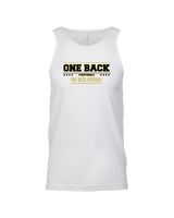 One Back Football Border - Tank Top