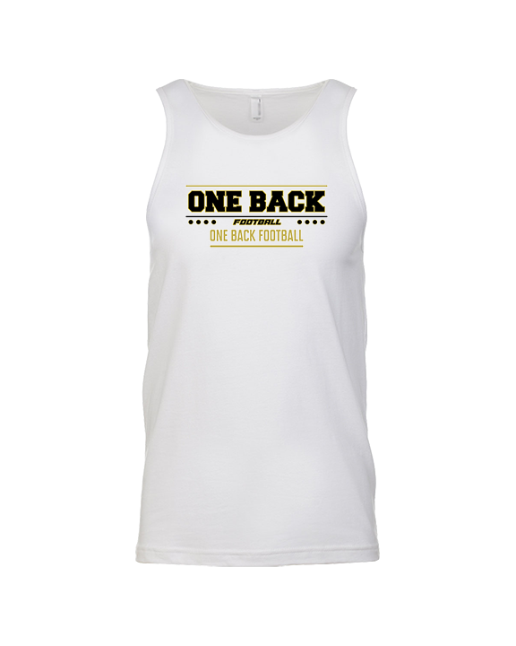 One Back Football Border - Tank Top