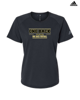 One Back Football Border - Womens Adidas Performance Shirt