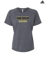 One Back Football Border - Womens Adidas Performance Shirt