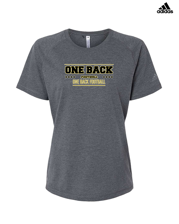 One Back Football Border - Womens Adidas Performance Shirt
