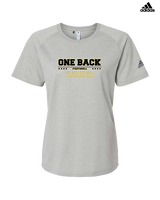 One Back Football Border - Womens Adidas Performance Shirt