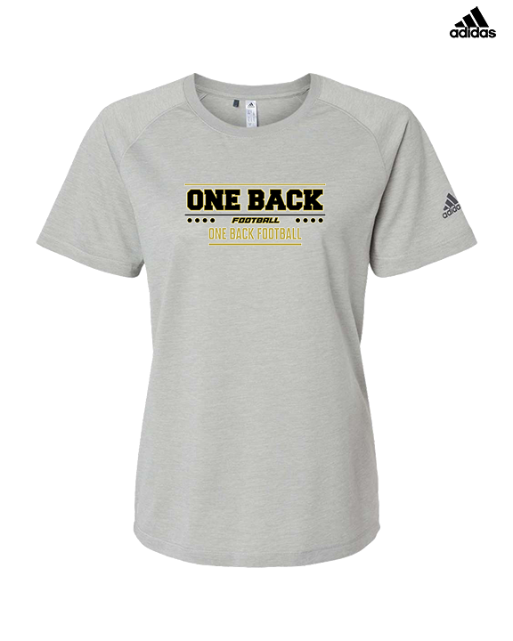 One Back Football Border - Womens Adidas Performance Shirt
