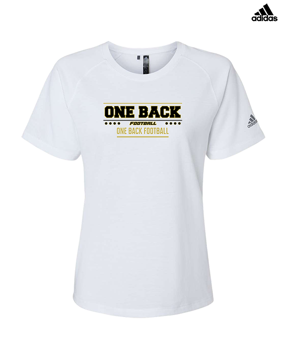 One Back Football Border - Womens Adidas Performance Shirt