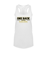 One Back Football Border - Womens Tank Top