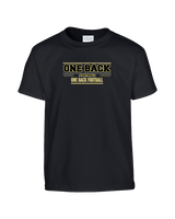 One Back Football Border - Youth Shirt