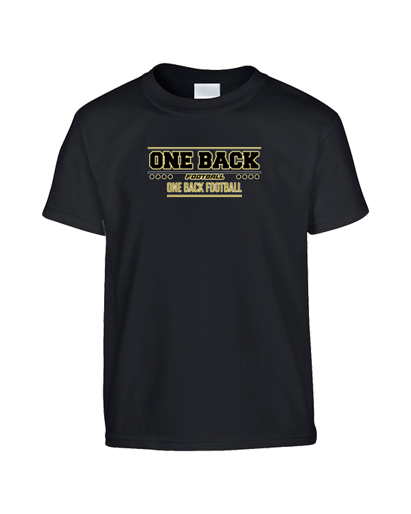 One Back Football Border - Youth Shirt