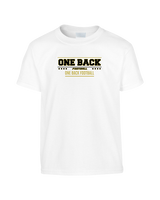 One Back Football Border - Youth Shirt