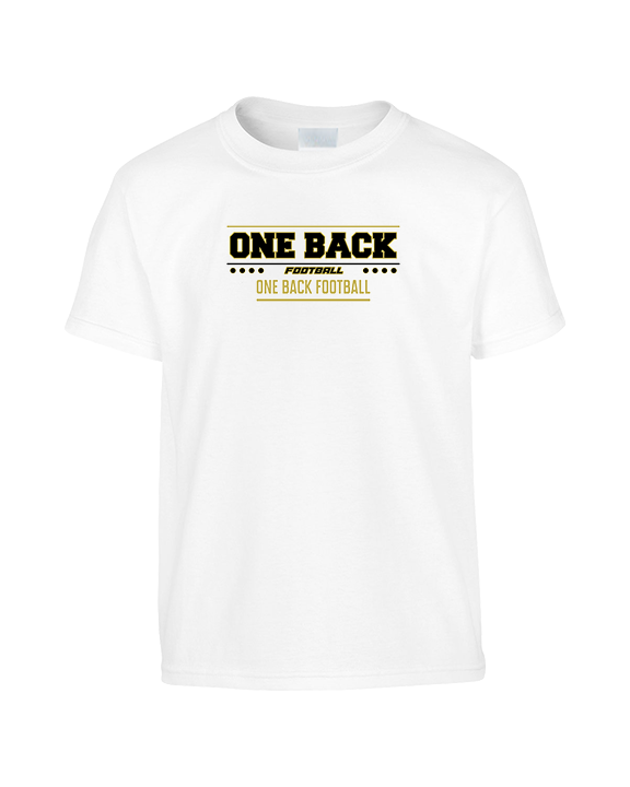One Back Football Border - Youth Shirt