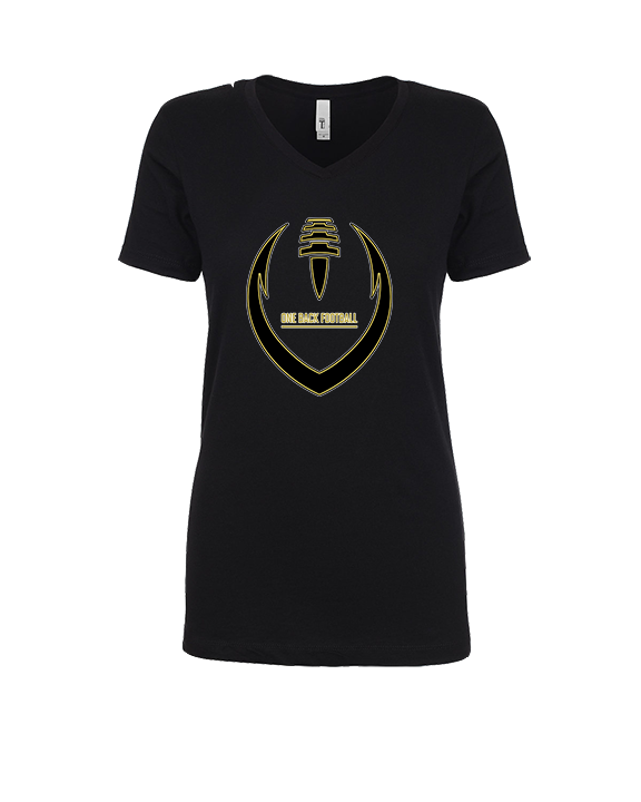 One Back Football Full Football - Womens Vneck