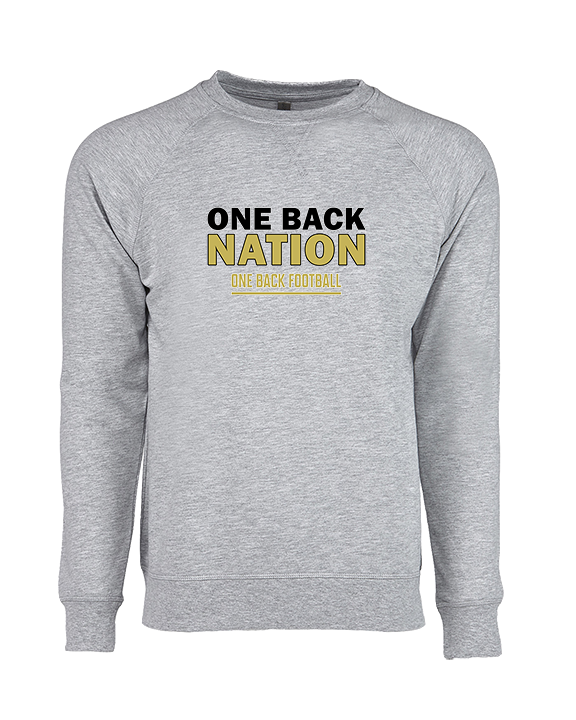 One Back Football Nation - Crewneck Sweatshirt