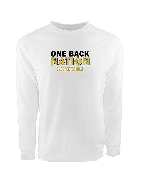 One Back Football Nation - Crewneck Sweatshirt