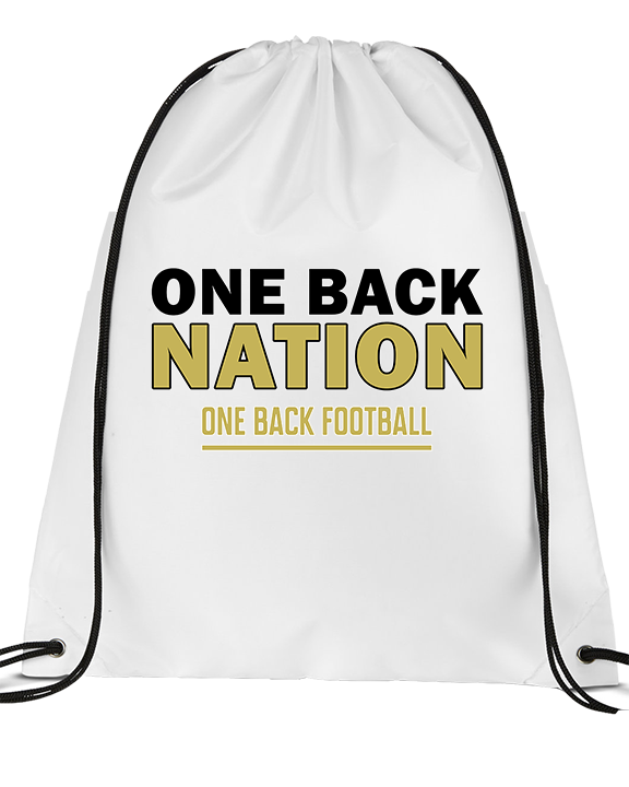 One Back Football Nation - Drawstring Bag