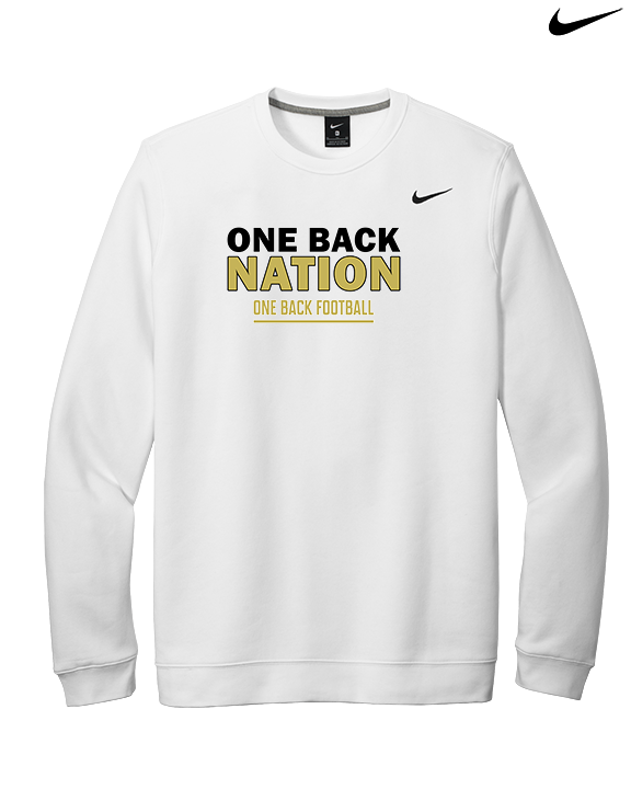 One Back Football Nation - Mens Nike Crewneck