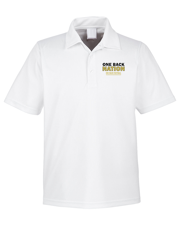 One Back Football Nation - Mens Polo