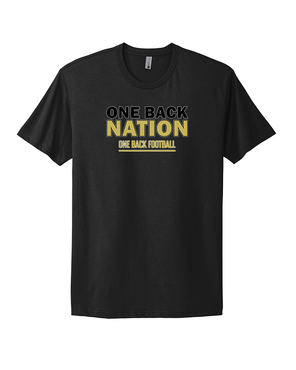 One Back Football Nation - Mens Select Cotton T-Shirt