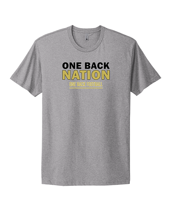 One Back Football Nation - Mens Select Cotton T-Shirt