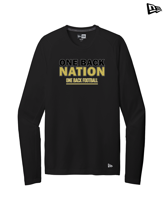 One Back Football Nation - New Era Performance Long Sleeve