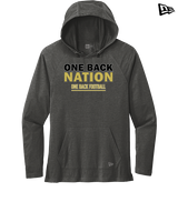One Back Football Nation - New Era Tri-Blend Hoodie