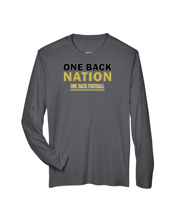 One Back Football Nation - Performance Longsleeve