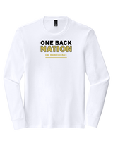 One Back Football Nation - Tri-Blend Long Sleeve