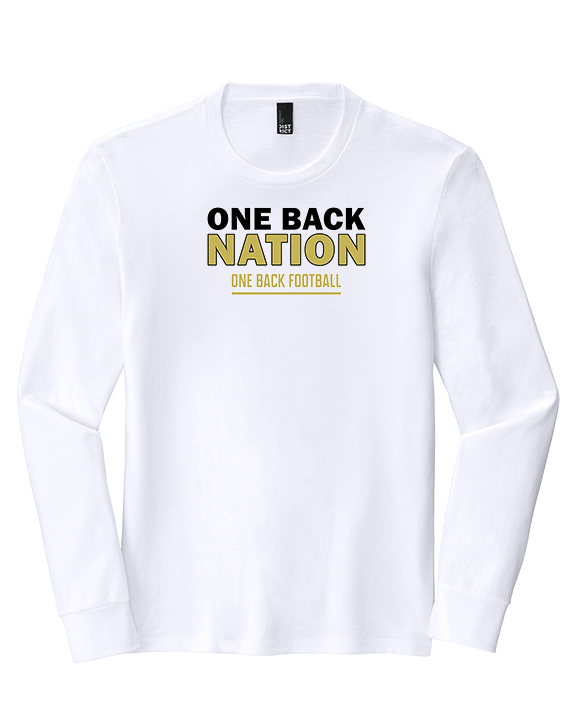 One Back Football Nation - Tri-Blend Long Sleeve