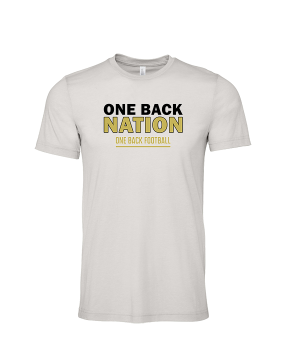 One Back Football Nation - Tri-Blend Shirt