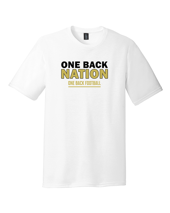 One Back Football Nation - Tri-Blend Shirt