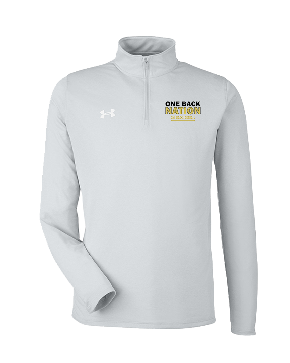 One Back Football Nation - Under Armour Mens Tech Quarter Zip