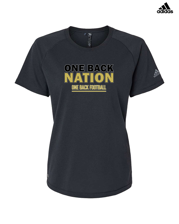 One Back Football Nation - Womens Adidas Performance Shirt