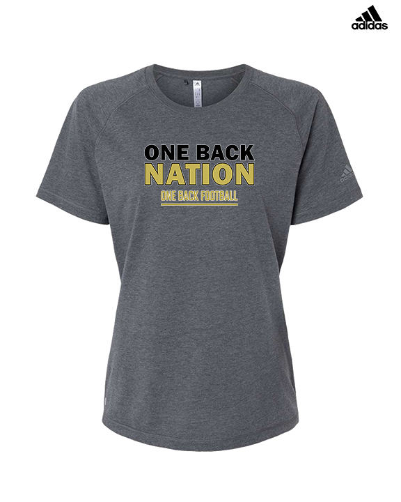 One Back Football Nation - Womens Adidas Performance Shirt