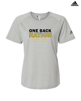 One Back Football Nation - Womens Adidas Performance Shirt