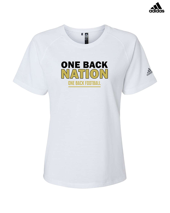 One Back Football Nation - Womens Adidas Performance Shirt