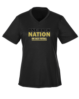 One Back Football Nation - Womens Performance Shirt