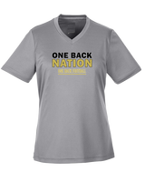 One Back Football Nation - Womens Performance Shirt